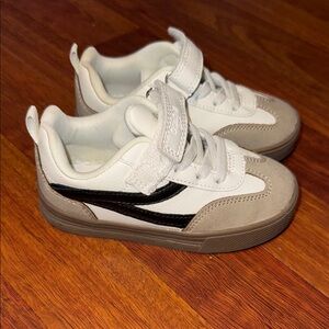 Kids' White and Black Sneakers